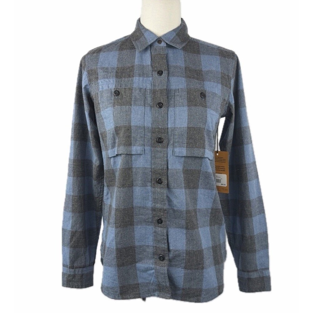 REI Cooperative Organic Cotton Wallace Women’s Flannel Shirt Size XS Buffalo